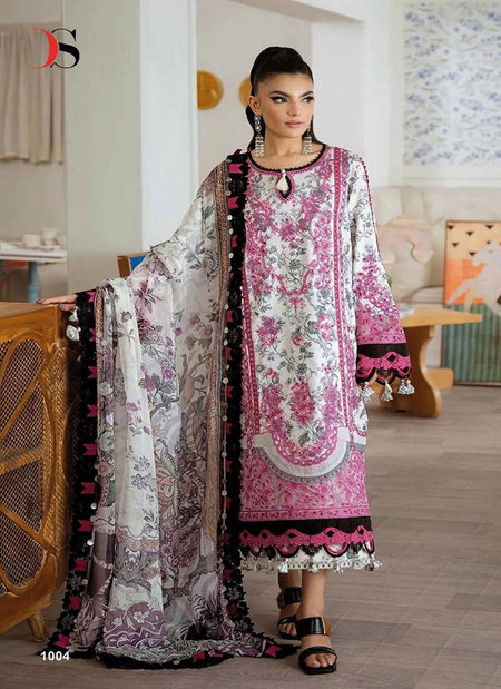Jade Premium By Deepsy Pakistani Cotton Dupatta Dress Matrial Orders In India